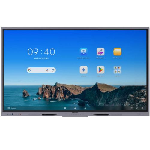 HIKVISION DS-D5A75RB/A3 190.5 cm (75") 4K IPS touch monitor, Android 14, 50 touches, Wi-Fi 6, 2x 20W speakers