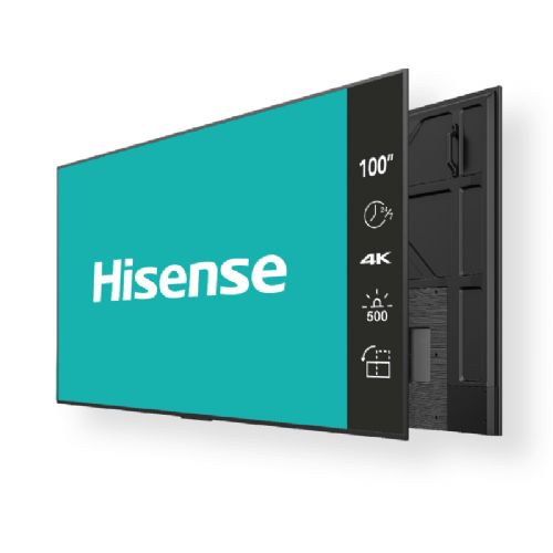 Prikazovalnik Hisense 100DM66E, 252,8 cm (100"), 3840 x 2160, 60 Hz, 8 ms, VA, Android 11