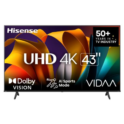 Televizor Hisense 43A6N, 109 cm (43"), UHD 4K TV, 60 Hz, Smart TV