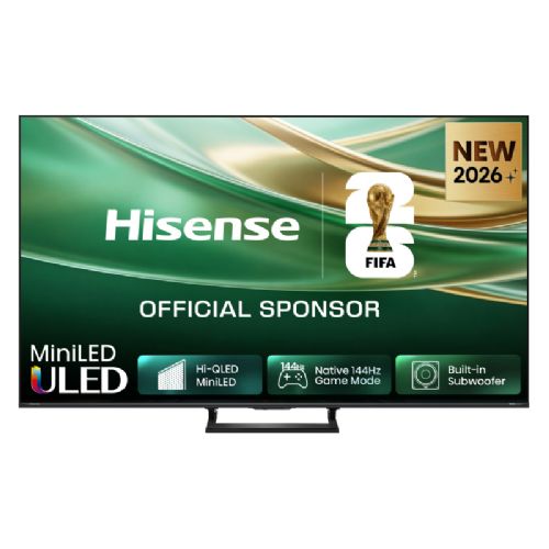 Televizor Hisense 55E8S, 139 cm (55"), 4K ULED MiniLED, 144 Hz, VIDAA Smart TV, Dolby Atmos, črne barve