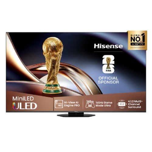 TV HISENSE 75U8Q, 189 cm (75"), TV ULED (Mini LED), 4K Ultra HD 3840x2160, 165 Hz, VIDAA Smart TV