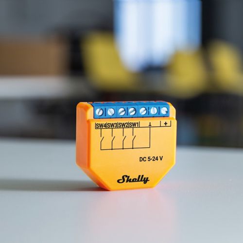 Home Shelly Relais "Plus i4 DC" WLAN