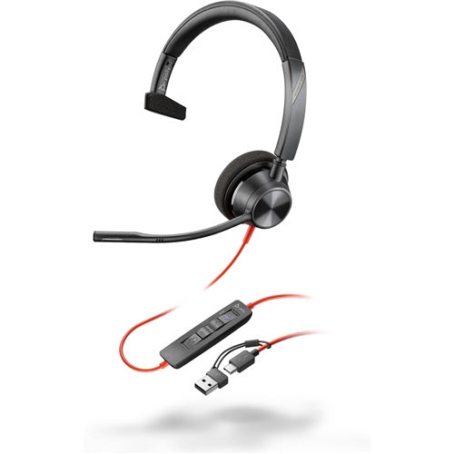 Slušalke HP Poly Headset Blackwire C3310 Mono USB-C/A Teams