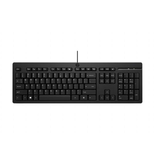 Tipkovnica HP 125 G2 USB žična, enostavna uporaba, 12 kosov