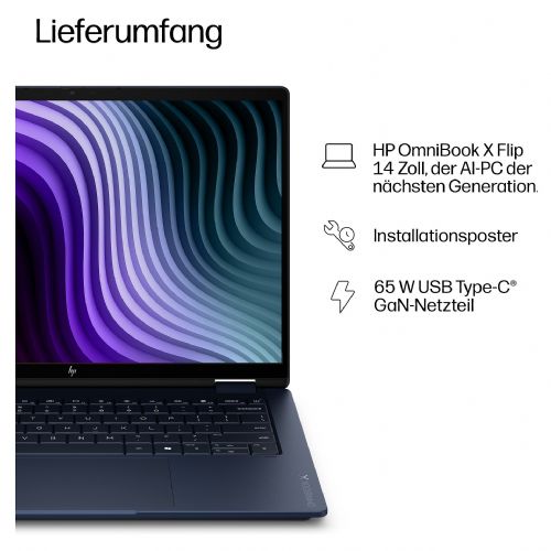 Laptop HP OmniBook X Flip 14-kc0150ng RYZ AI 5 430/16GB/512SSD/W11 Home Touch