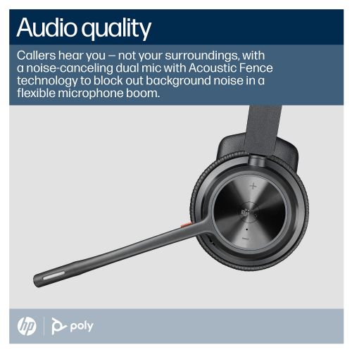 HP Poly BT Voyager 4310 UC Mono USB-C Teams-Headset mit Ständer