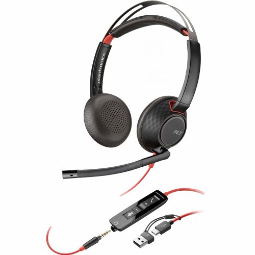 HP Poly Headset Blackwire C5220 Stereo USB-C/A &amp; 3,5 mm (razsuto)