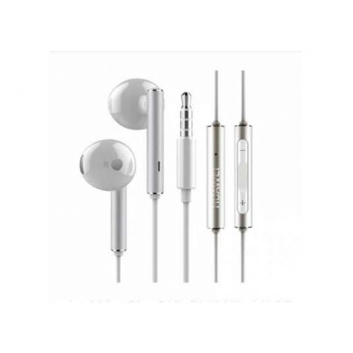 Huawei original HEADPHONES AM116 with 3.5 jack and volume control button - white