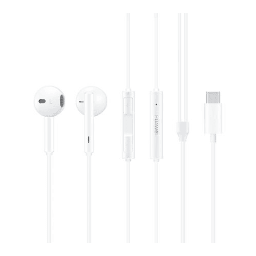 Huawei original headphones CM33 with Type C plug - white (bulk)