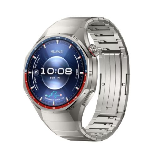 Pametna ura Huawei Watch GT 6 Pro 46mm Titanium AMOLED zaslon 3000 nit, safirno steklo, EKG spremljanje, GPS sledenje, 21 dni avtonomije titanove barve + brezžične slušalke FreeBuds SE3