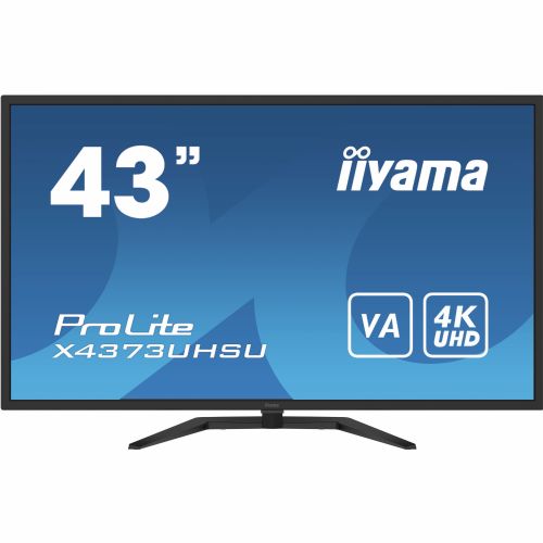 Monitor iiyama ProLite X4373UHSU-B1 108,0 cm (42,5"), 3840x2160 (4K UHD), 16:9 3ms 2xHDMI/DisplayPort/Mini DisplayPort VESA zvočnik 4K črn