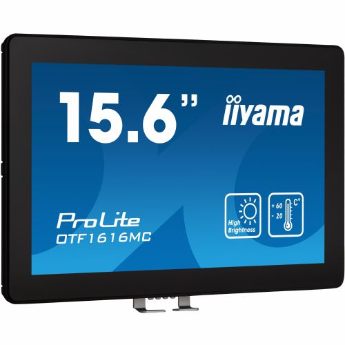 Monitor IIYAMA OTF1616MC-B1 39,5 cm (15,6"), 16:9 M-Touch HDMI+DP+USB