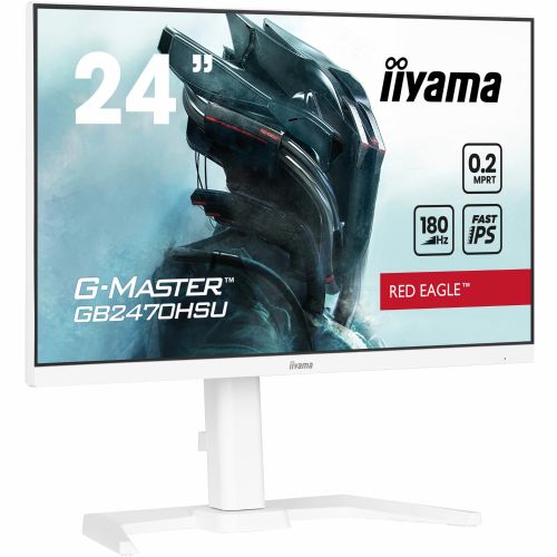 Monitor Iiyama GB2470HSU-W6, 60,5 cm (23,8"), 1920 x 1080 FHD, 16:9, IPS, 300 cd/m2, 0,2ms, bela 9821231583