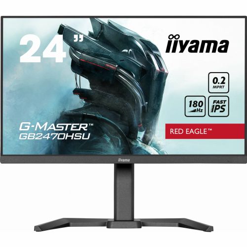 Monitor IIYAMA GB2470HSU-B6 60,5 cm (23,8"), 1920x1080 (FHD), IPS, 300 cd/m2, 16:9 HDMI+DP+USB IPS Lift
