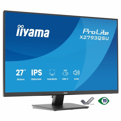 IIYAMA 68,6 cm (27") X2793QSU-B1 16:9 HDMI+DP+2xUSB IPS