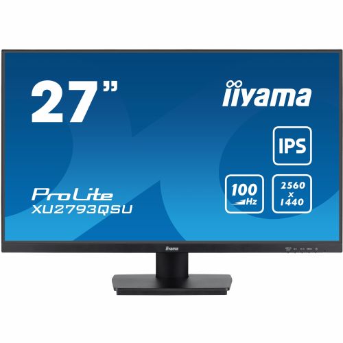 Monitor IIYAMA XU2793QSU-B7 68,6 cm (27"), 2560 x 1440 (QHD), 16:9 HDMI+DP+2xUSB IPS