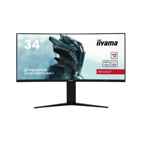 Monitor GCB3480WQSU-B1 Iiyama 86,4 cm (34"), VA, 420 cd/m2, 21:9 2xHDMI+2xDP+USB VA maloprodaja