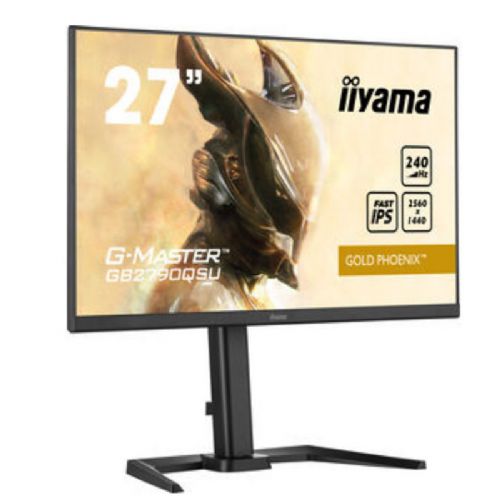 Gaming monitor IIYAMA G-MASTER Gold Phoenix GB2790QSU-B5 68,5cm (27") QHD IPS LCD DP/HDMI/USB FreeSync 0,1ms 240Hz zvočniki
