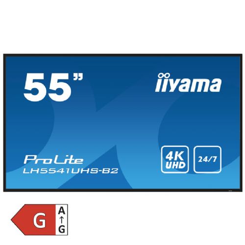 Informacijski zaslon IIYAMA ProLite LH5541UHS-B2 54,6" (139cm) 4K UHD IPS HDMI/VGA 24/7