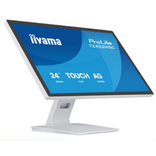 Monitor Iiyama ProLite T2452MSC-W1AG 24" FHD IPS na dotik, 10-točkovni, steklo od roba do roba, zvočniki, antibleščanje