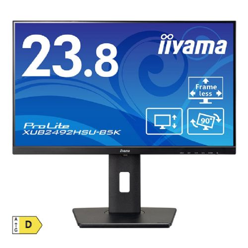Monitor IIYAMA ProLite XUB2492HSU-W6 60,96cm (24") 100 Hz FHD IPS LED LCD HDMI/DP zvočniki