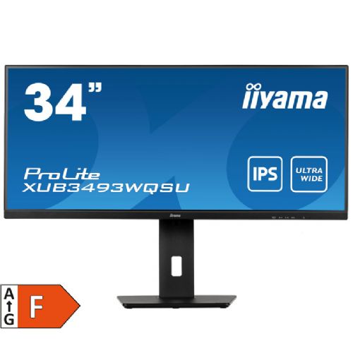 Monitor IIYAMA XUB3493WQSU-B5 86,7cm (34") UWQHD ADS-IPS LED LCD 21:9 zvočniki