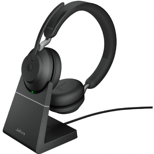Jabra Evolve2 65 Stereo UC + Ladestation, USB-C, kabellos, schwarz