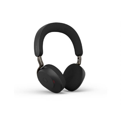 Jabra Evolve2 75 MS Link 390c headphones, ANC, wireless charging, Bluetooth, black