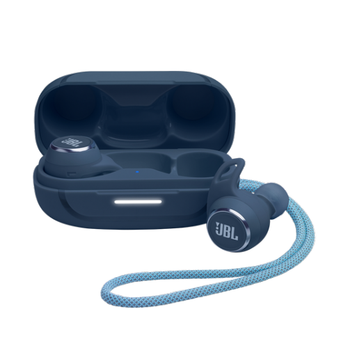 JBL Reflect Aero TWS wireless headphones, adaptive ANC, 6 microphones, IP68, blue