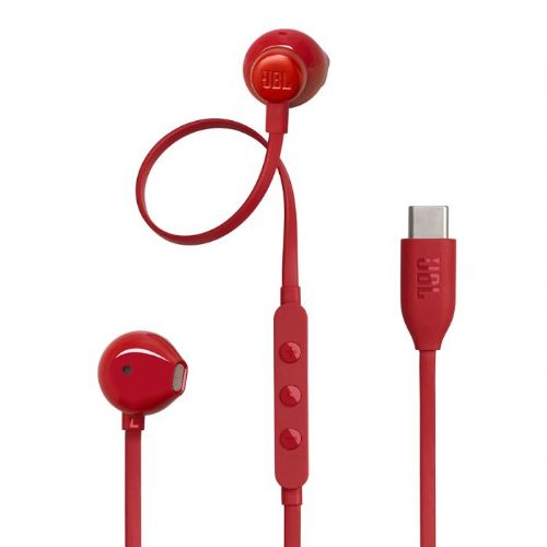 JBL USB-C wired headphones Tune 305C, red