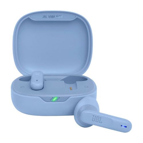 JBL Vibe Flex TWS wireless headphones with microphone, blue
