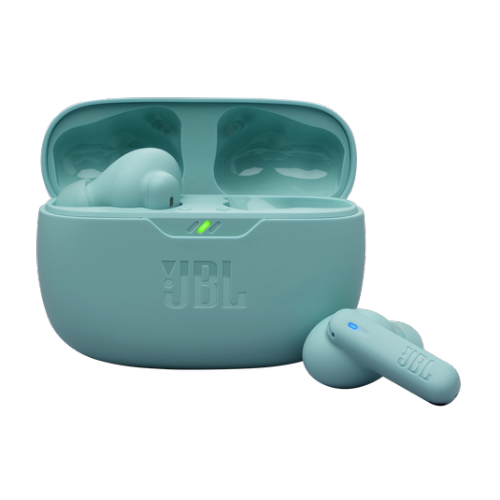 JBL Wave Beam 2 wireless headphones, ANC, 8 mm drivers, 4 microphones, up to 40 hours, blue