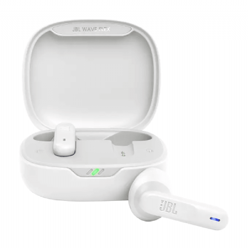 JBL Wave Flex Bluetooth headphones white