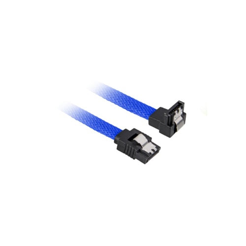 Cable Sharkoon SATA III Cable 90°, 45 cm, blue