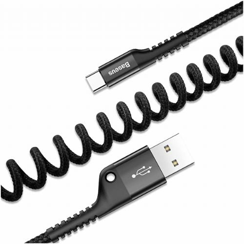 BASEUS Fish Eye USB Type-C / 2A cable, 1m (black) 40zz5jct04cy