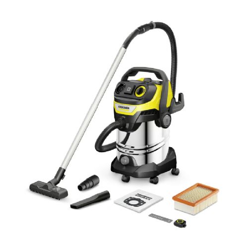 Sesalnik za mokro in suho sesanje Kärcher WD 7 Control P S 30/6/35/T, 1400 W, posoda 30 l, Bluetooth daljinski upravljalnik, sesalna cev 3.5 m