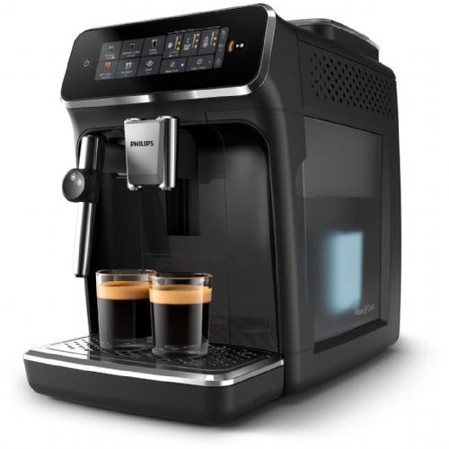 Philips EP3321/40 coffee machine black, LatteGo system, ceramic grinder, AquaClean filter, My Coffee Choice, 15 bar