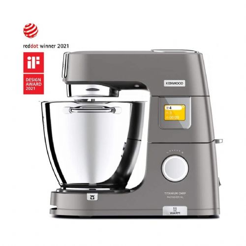 Kenwood KWL90.004SI food processor 1400 W, 7 l + 5 l, built-in scale, heating bowl, touch screen