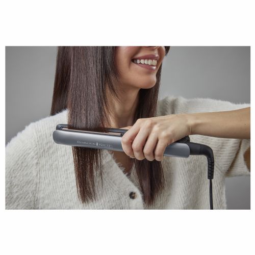 Ravnalec las Remington Keratin Protect S8598 keramične plošče, digitalni zaslon, 5 temperatur, senzor toplotne zaščite, 230 °C