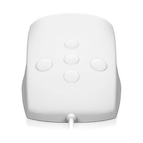 Vodoodporna miška Keysonic KSM-3020M, žična silikonska, USB priključek, vodoodporna IP68, bela