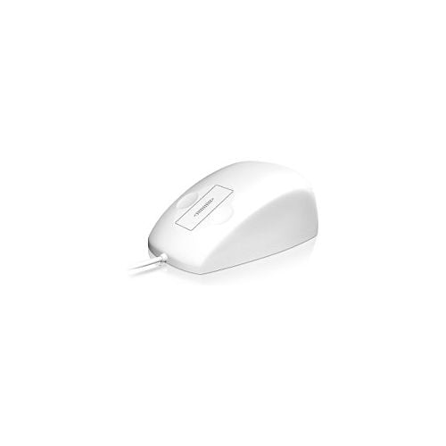 Keysonic KSM-5030M - Vodoodporna miška, žična USB povezava, silikonska, vodoodporna IP68, pomikanje s senzorjem na dotik, bela
