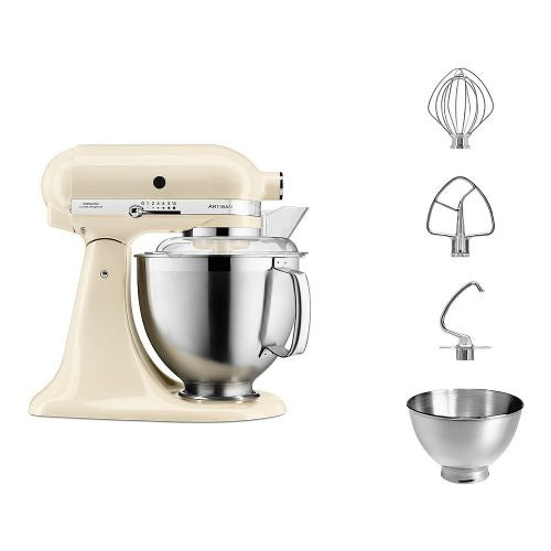 Kitchenaid 5KSM185PSEAC 4,8 l Küchenmaschine, cremefarben