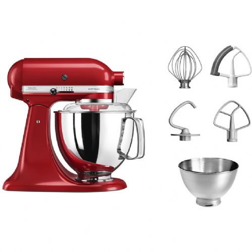 Kuhinjski robot KitchenAid Artisan 5KSM175PSEER 4,8 l, 300 W, 10 hitrosti, planetarno mešanje, rdeč (Empire Red)