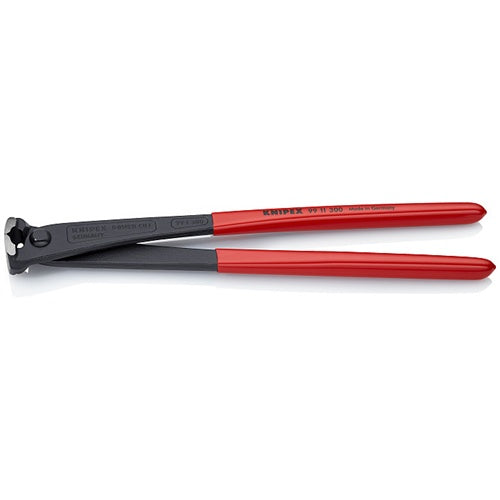 Knipex 99 11 300 heavy-duty concrete pliers, pliers / concrete pliers (red, length 300 mm, high gear ratio)
