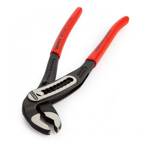 Knipex Alligator 88 01 250 pipe/water pump pliers, 250 mm, (black/red, water pump pliers, 9-position adjustable)