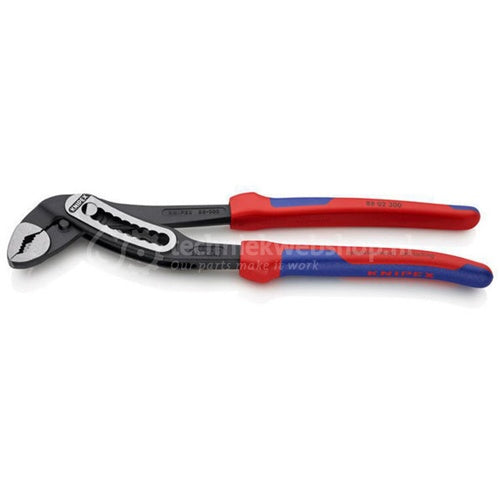 Knipex Alligator 88 02 300 pipe/water pump pliers, 9-stage, black/red