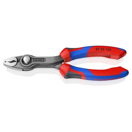 Knipex TwinGrip 82 02 150 front grip pliers (red/blue, length 150 mm)