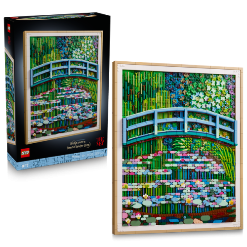 Kocke Lego Art: Claude Monet: Most čez ribnik z lokvanji, 3179 kos, od 18. let (31220)