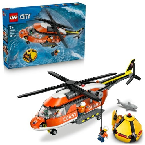 Kocke Lego  City Helikopter obalne straže, 551 kock, od 7. let (60503)
