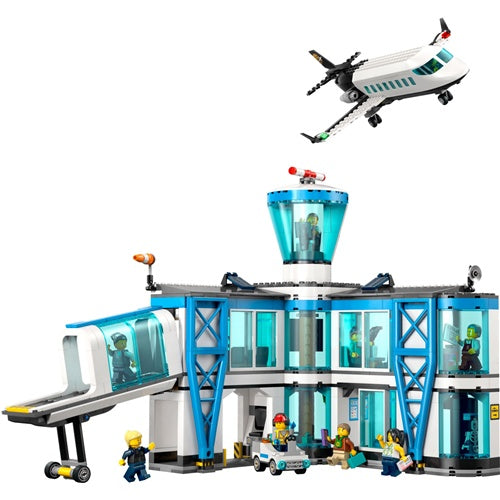Kocke Lego City Mestno letališče z letalom, 887 kock, od 8. let (60502)